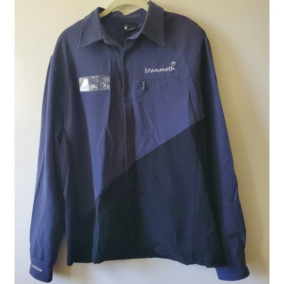 Spyder Mens Work Shirt Mammoth Mountain Ski Resort Size M - Picture 1 of 11